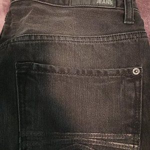 Men's Black Express Jeans Low Rise Boot Cut 34x32